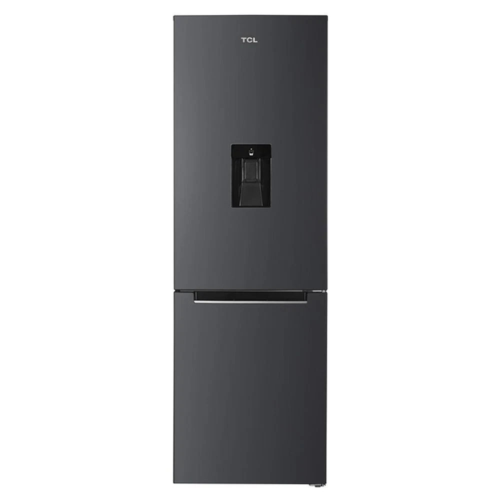 Tcl 284l No-Frost Inverter Bottom-Freezer With Water Dispenser - Grey