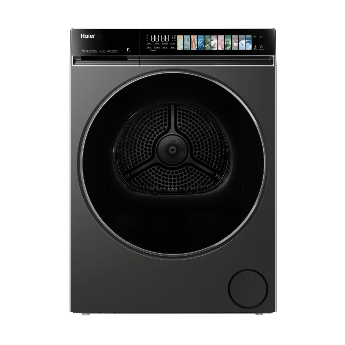 Haier 10kg Heat-Pump Tumble Dryer - Jade Ink Silver view 1