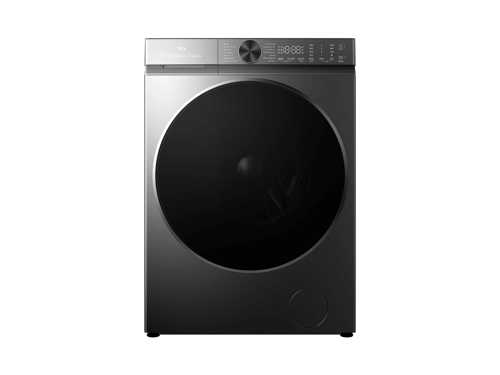 Tcl C512flg 12kg Super Drum Front-Loader - Dark Grey view 1