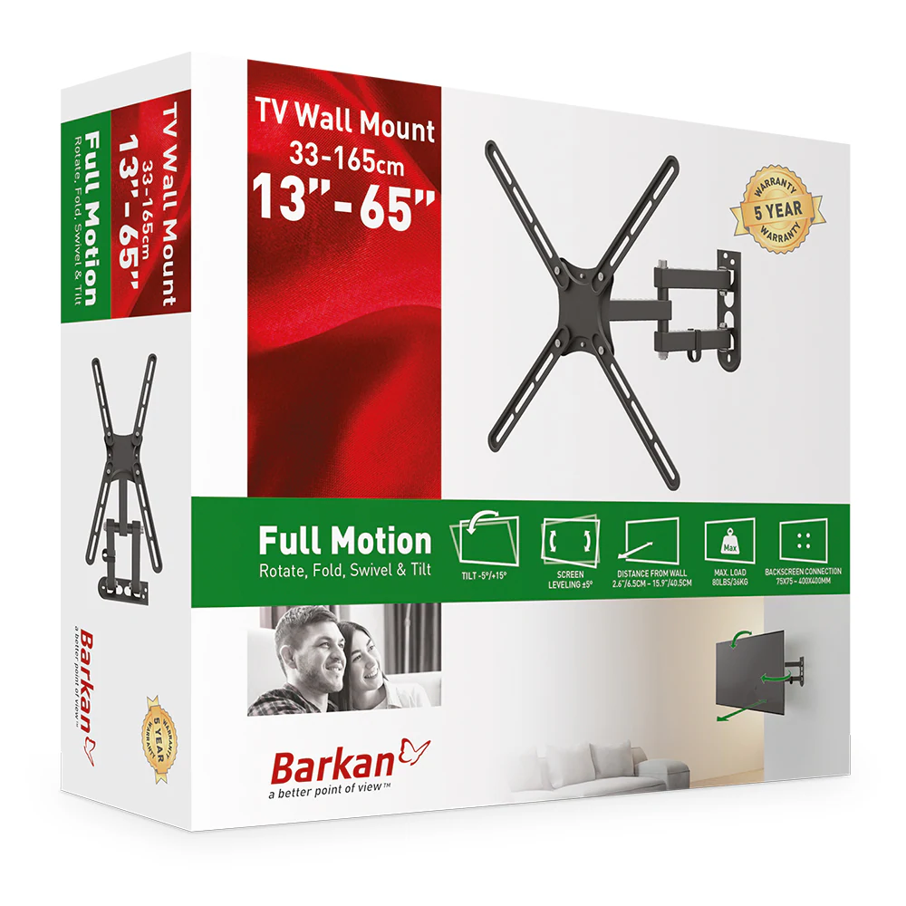 Barkan Brae3433 13-65"M 4m Wall Bracket