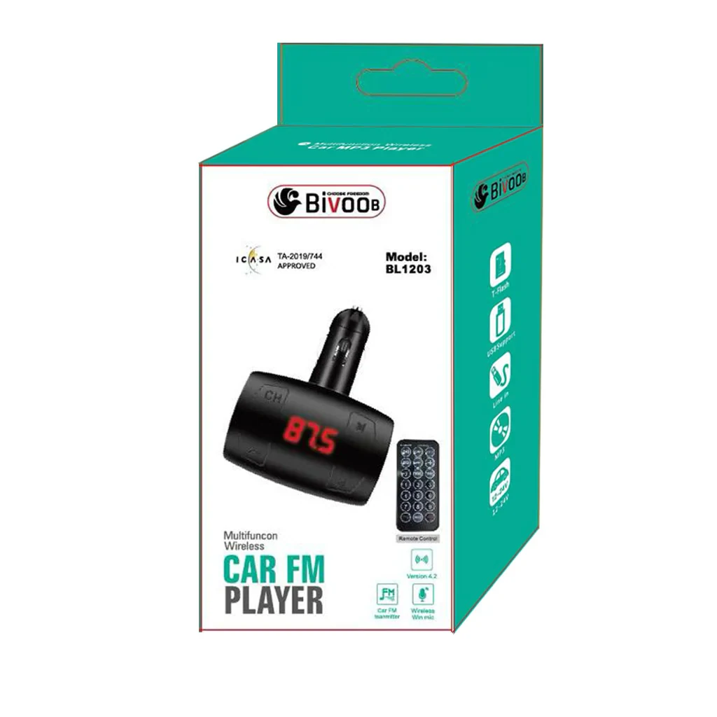 Bivoob Bl1203 Car Mp3 Player Atmosphere Lighting
