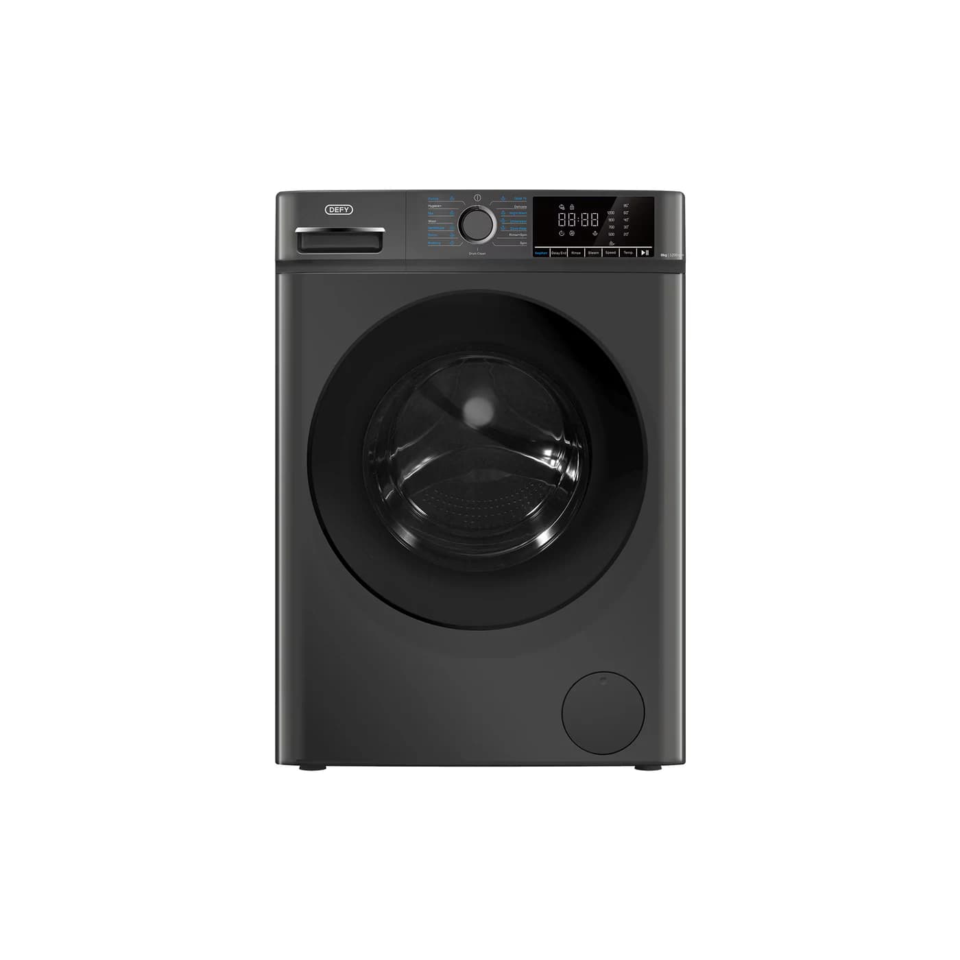 Defy DAW408 8kg Front Loader Washing Machine - Manhattan Grey