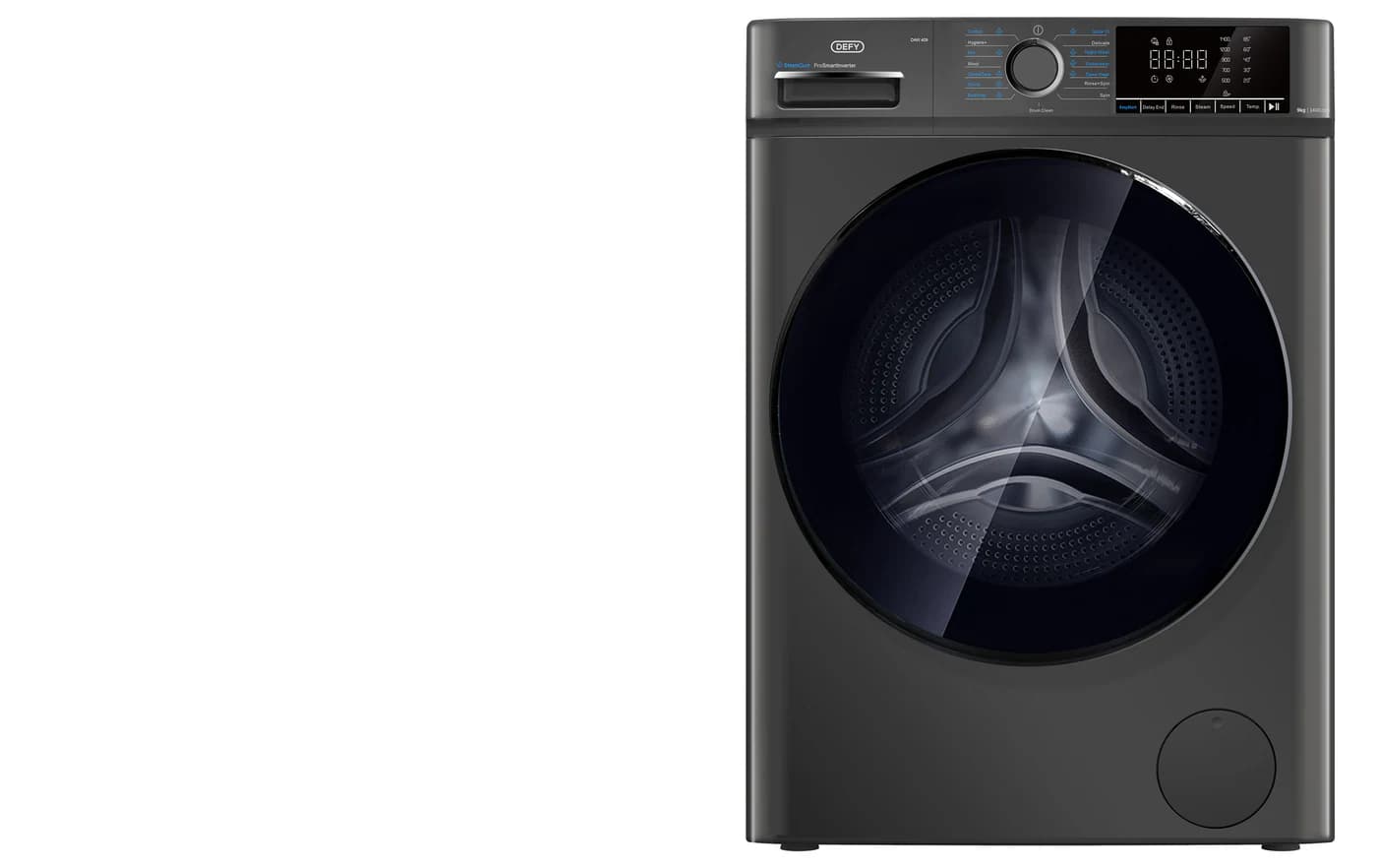 Defy DAW409 9kg Front Loader Washing Machine - Black