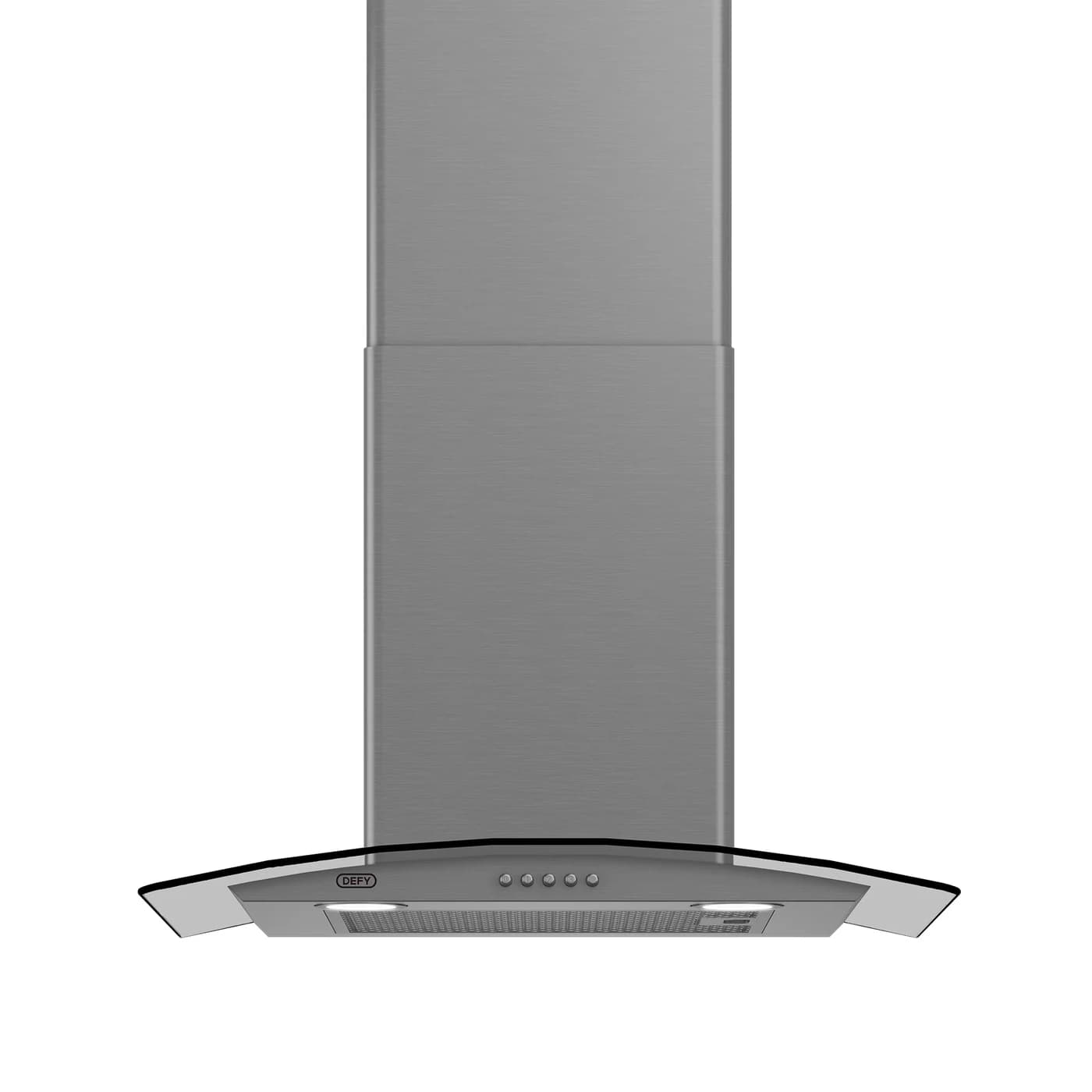 Defy DCH60CG 60cm Curved Glass Cooker Hood