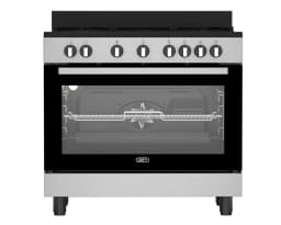 Defy DGS90GEBI 90cm Gas/Electric ThermoFan+ Range Cooker - Black view 1