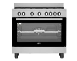 Defy DGS90GEIX 90cm Gas/Electric ThermoFan+ Range Cooker - Stainless Steel view 1