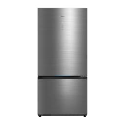 Midea HD-884RWEN 680L Inverter Bottom Mount Refrigerator - Brushed Steel view 1
