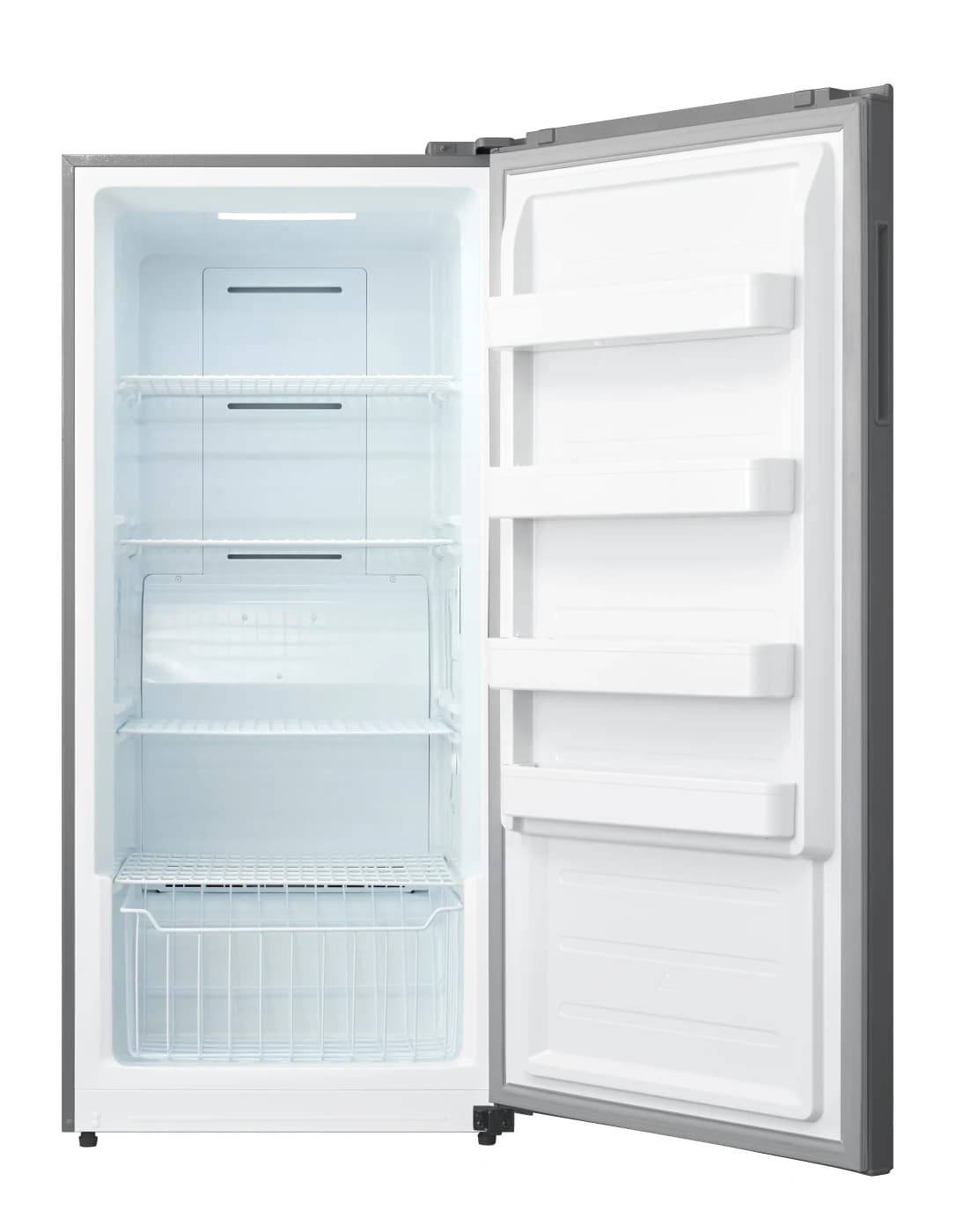 Midea HS-772FWE 595L Upright Fridge Freezer - Silver