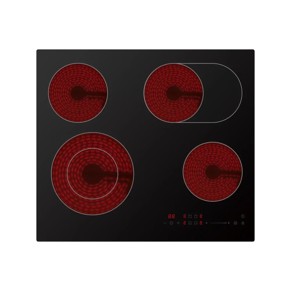 Midea MC-6F6612R245 60cm Four-Zone Ceramic Hob with Touch Slider Control