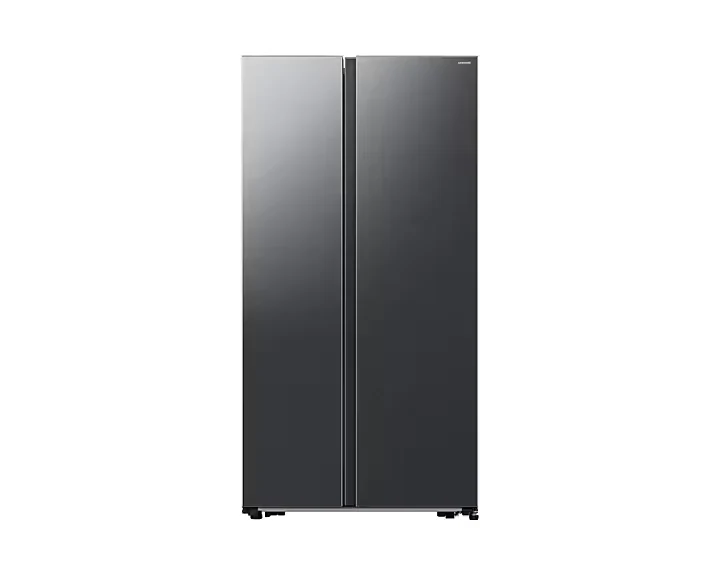 Samsung Side By Side Fridge, With All Around Cooling, Gentle Black Matt, 564 L