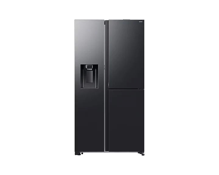 Samsung Bespoke Ai Side By Side, Food Showcase Door, Plumbed, Black, 609l view 1
