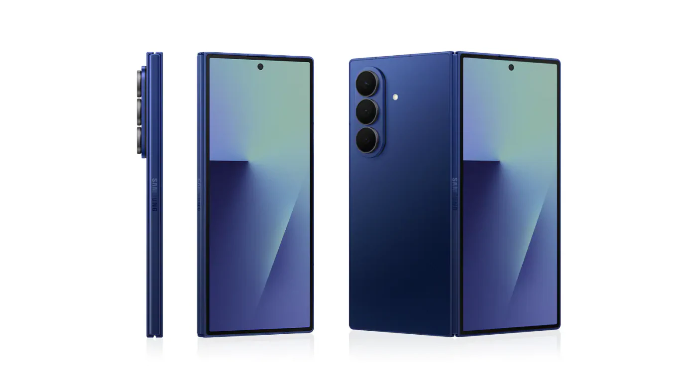 Samsung Galaxy Z Fold7 1tb Blue Shadow view 1
