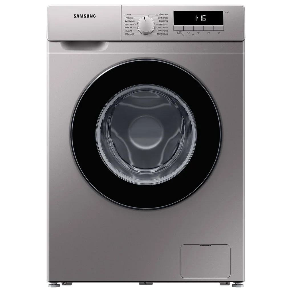 Samsung – 9kg Front Loader Silver – Ww90t3040bs view 1