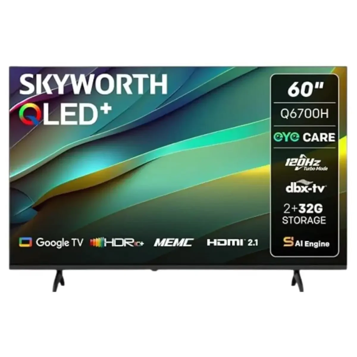 Skyworth 60-Inch Qled Google TV 120hz 32gb