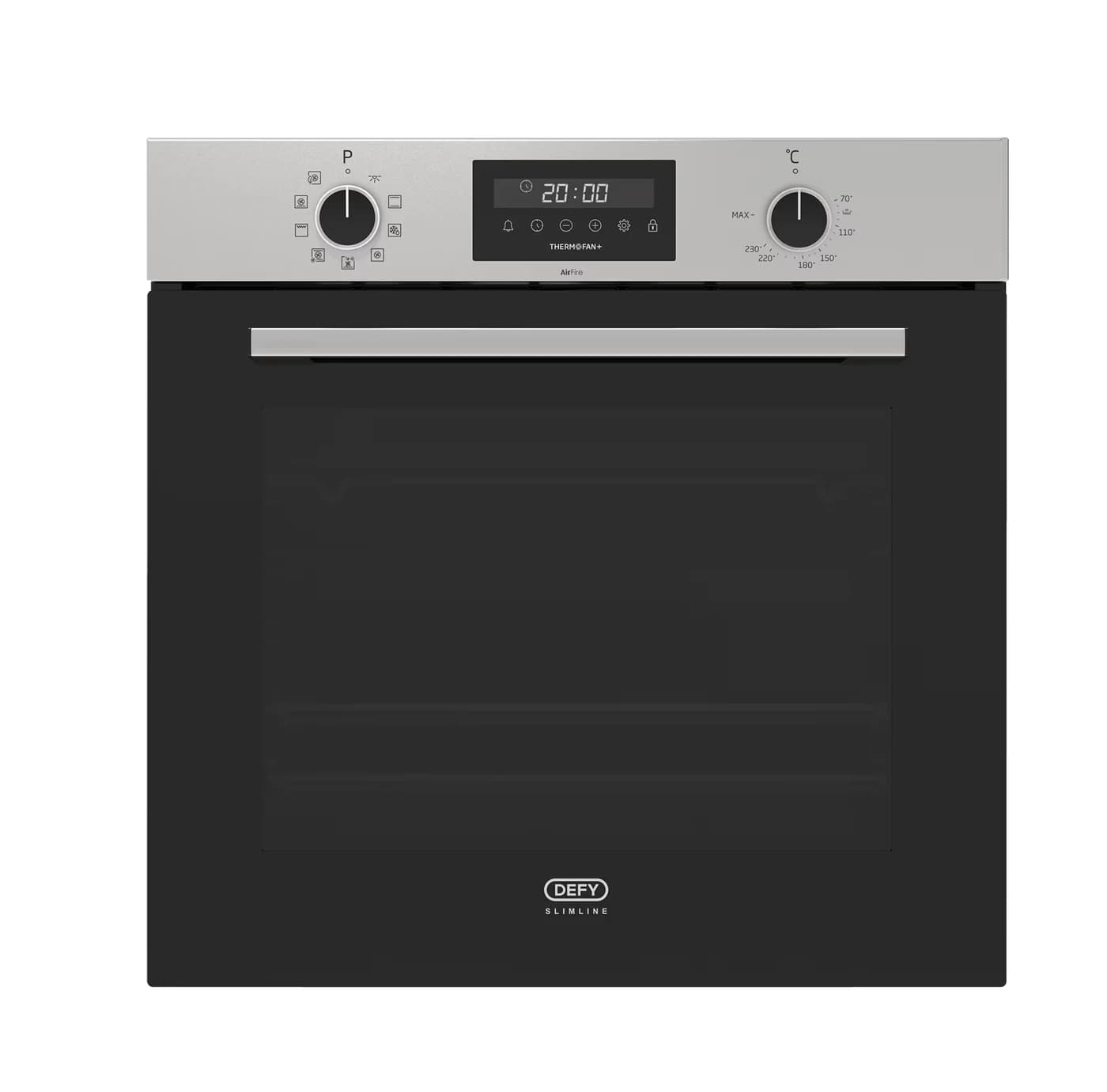 Defy DBO696 60cm Built-in Oven with ThermoFan+ and AirFire - Stainless Steel