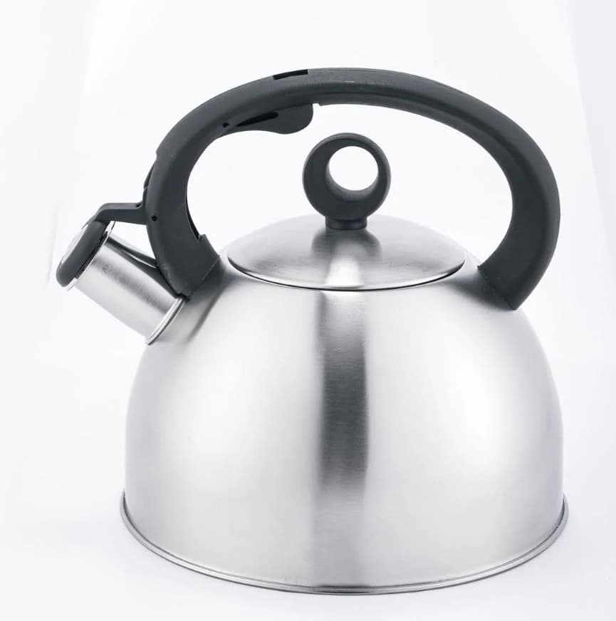 Goldair GGIK-2500S 2.5L Induction-Compatible Whistling Kettle - Stainless Steel