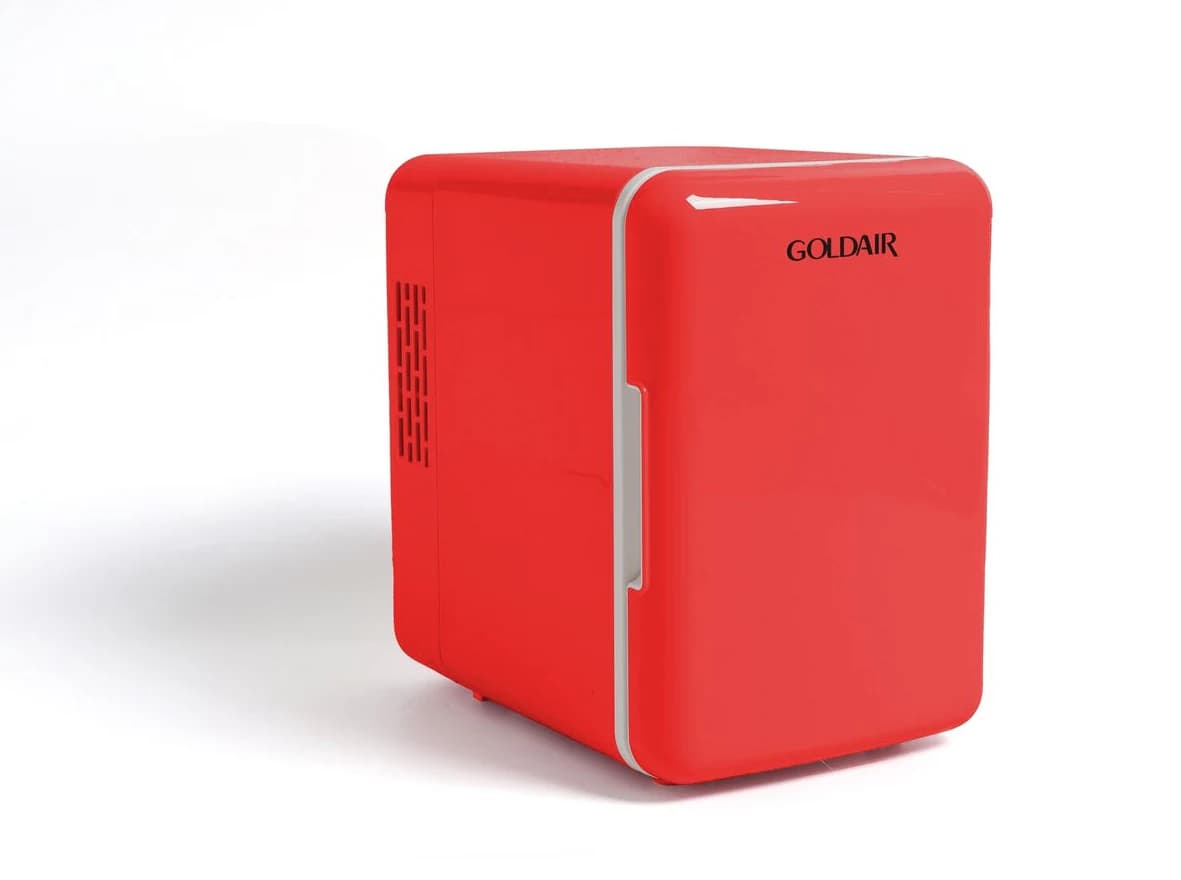 Goldair GMR-400R 4L Mini Makeup Fridge - Red