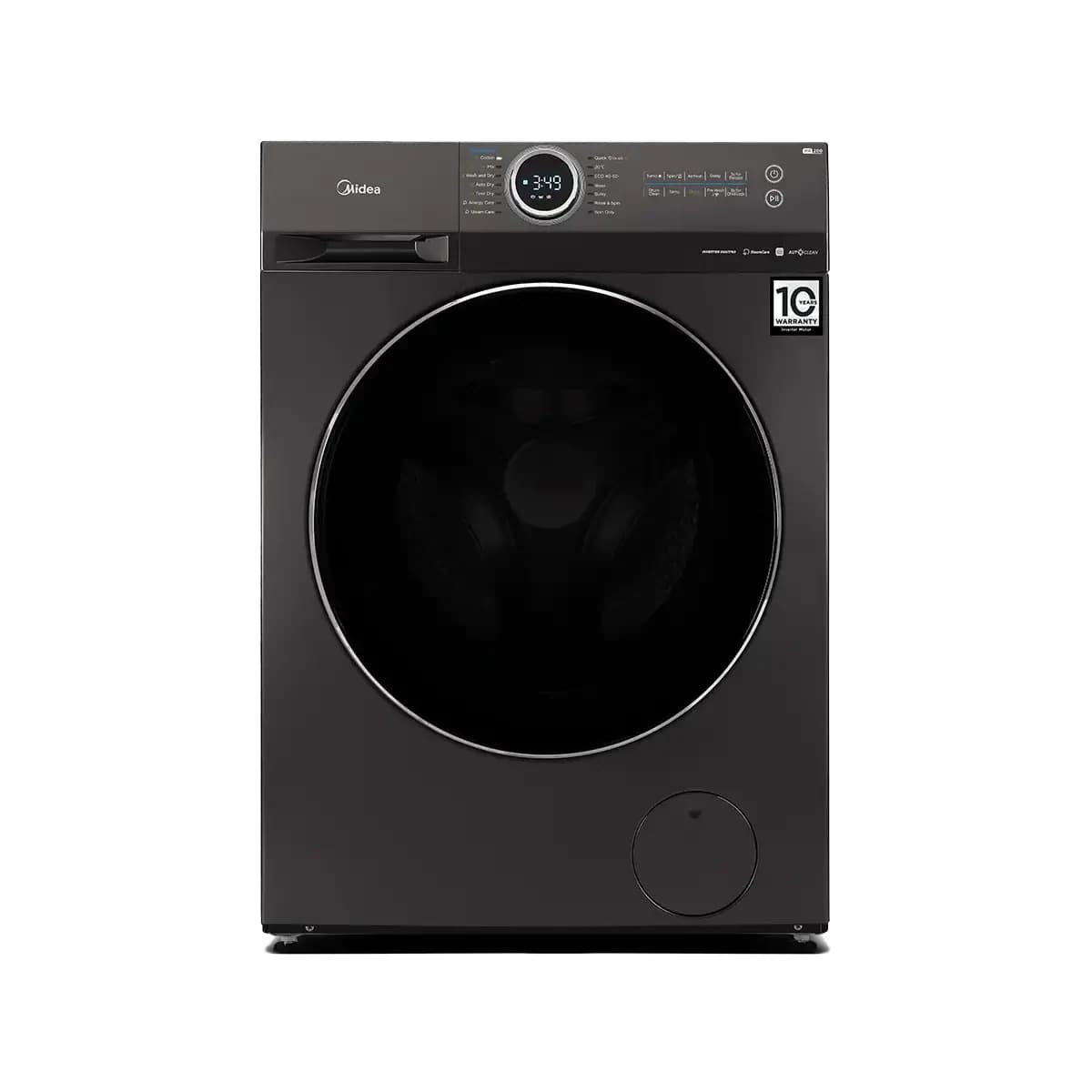 Midea MD200H100BW-T 10kg Wi-Fi Inverter Heat Pump Tumble Dryer - Titanium