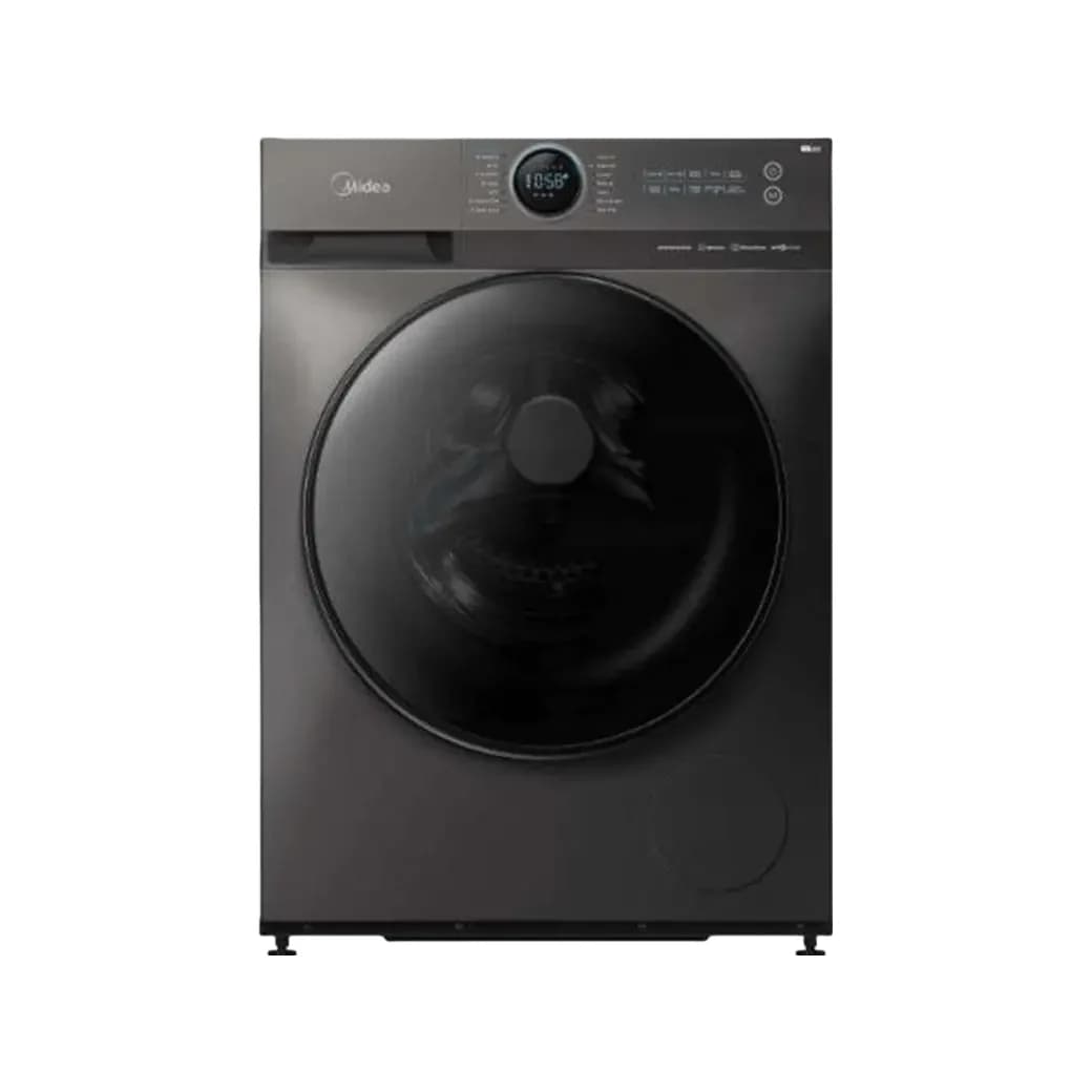 Midea MF200W120WB-T 12kg 1400rpm Wi-Fi Inverter Front Loader with Steam - Titanium