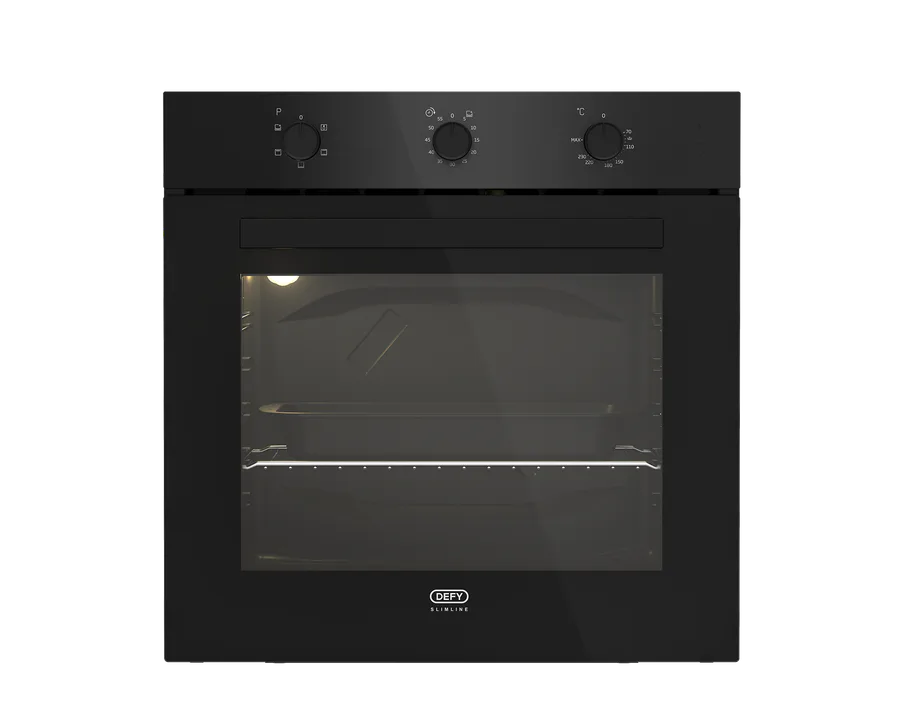 Defy Dbo483e Slimline Eye Level Black Oven view 5
