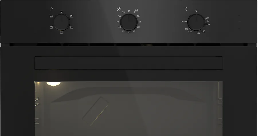 Defy Dbo483e Slimline Eye Level Black Oven view 8