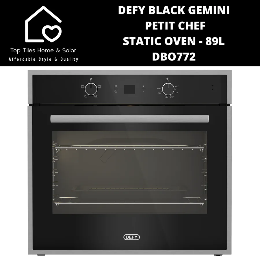Defy Dbo772 Gemini Black 700 Oven view 5