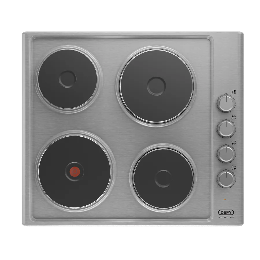 Defy Dhd399 Slimline Solid Cp Ss Hob view 2