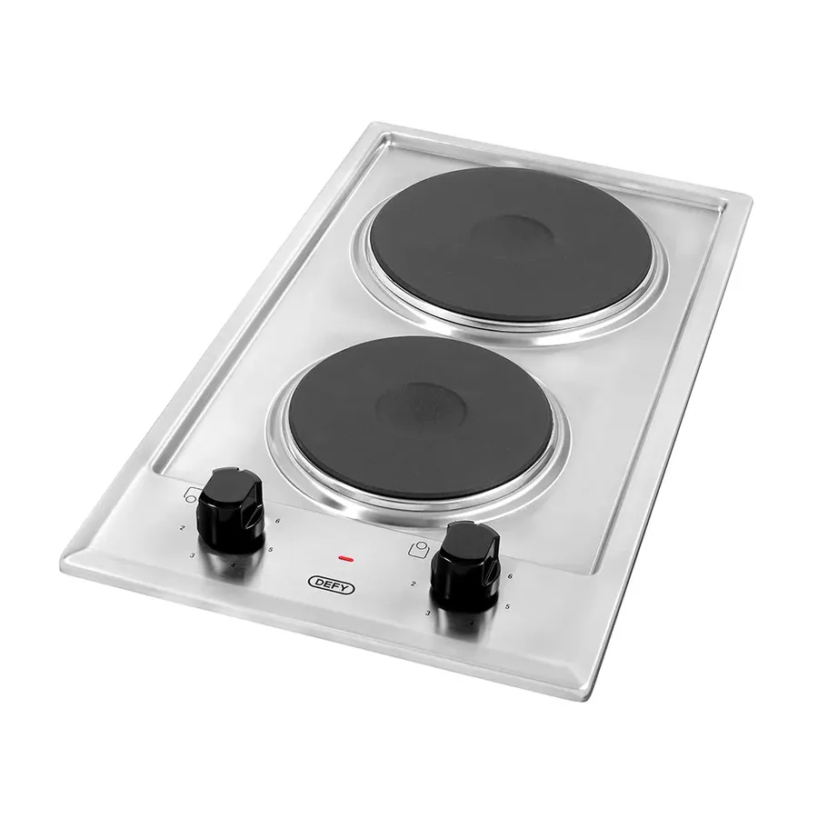 Defy Dhd401 Solid 2 Plate Cp Ss Hob