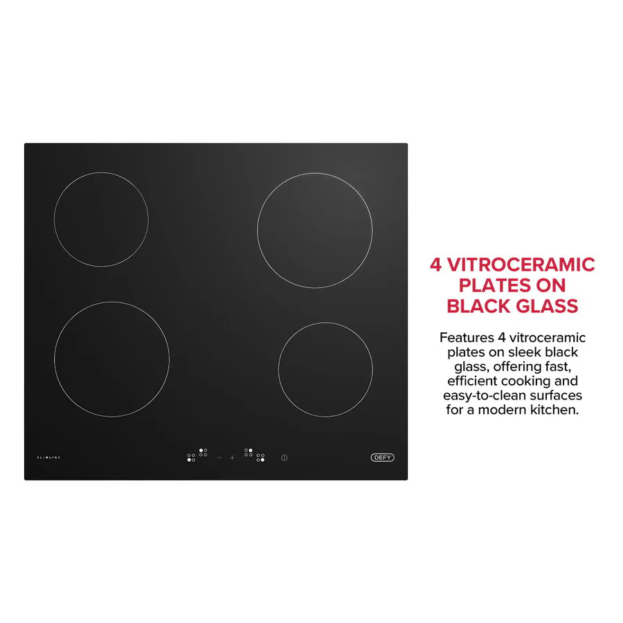 Defy Dhd406a 600 Touch Cont Cp Hob view 8