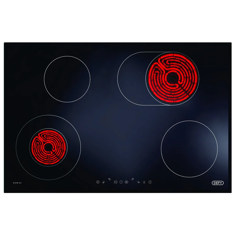 Defy Dhd417 770 Gemini Ceran Tcp Bv Hob view 5
