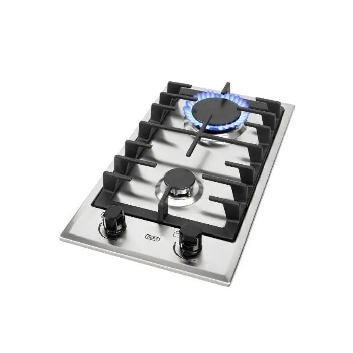 Defy Dhg134 Gas 2 Burner Cp Ss Hob view 2