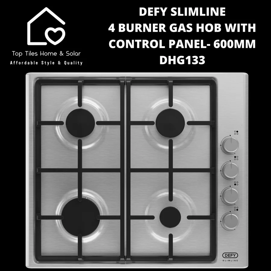 Defy Dhg133 Gas 4 Burner Ss Hob view 6