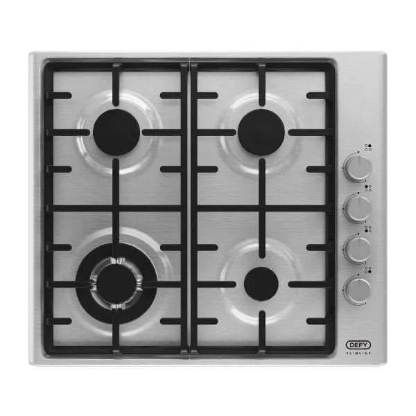 Defy Dhg602 Gas 4 Burner Prof Ss 60cm Hob view 3