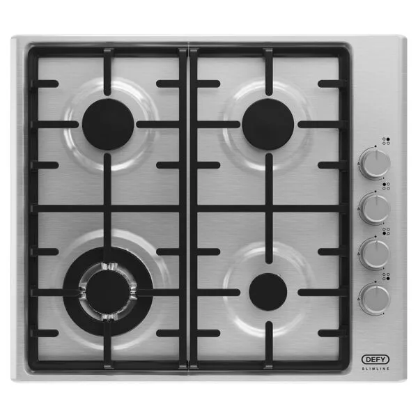 Defy Dhg602 Gas 4 Burner Prof Ss 60cm Hob view 9