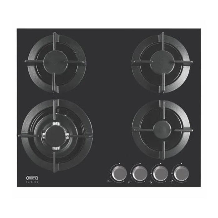 Defy Dhg604 Gas 4 Burner Glass Hob view 3