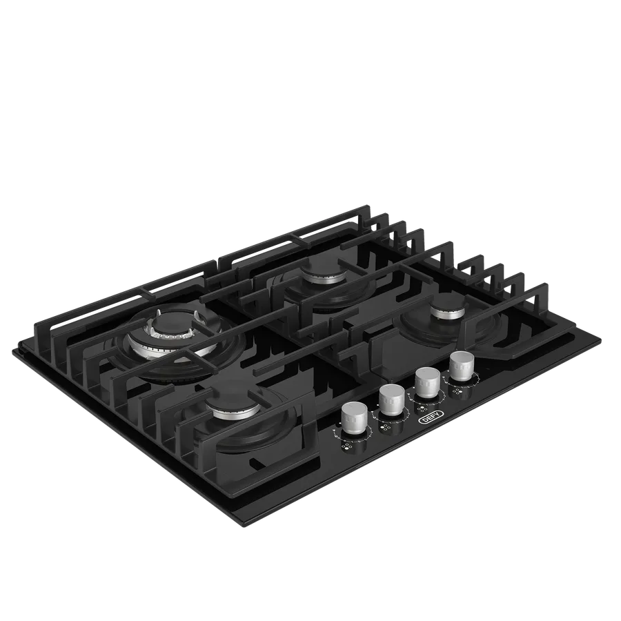 Defy Dhg614 65cm 4g On Glass With Precise Flam Hob view 5