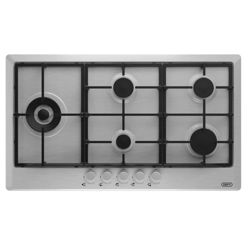 Defy Dhg128 Gas 900 5b With Wok Cp B Hob view 3