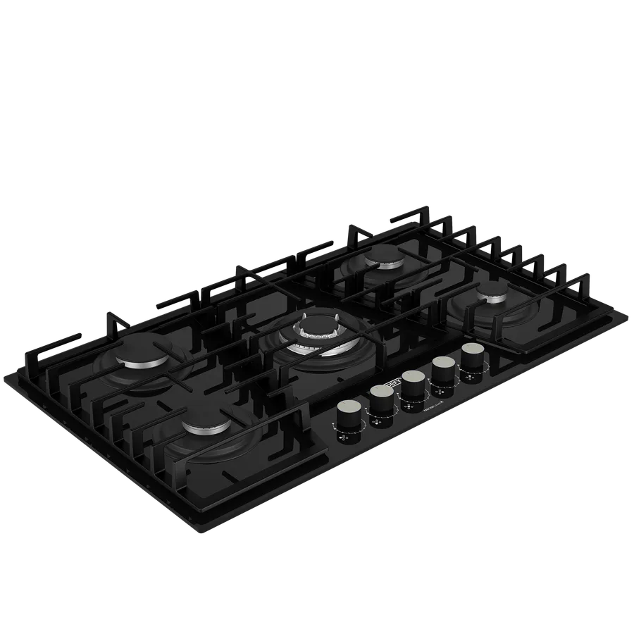 Defy Dhg931 Hob 90cm 5b Gas On Glass Pf Cps Hob view 7