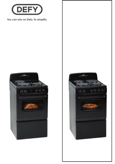 Defy Dss514 Compact 4 Plate 57l F/Stove view 7