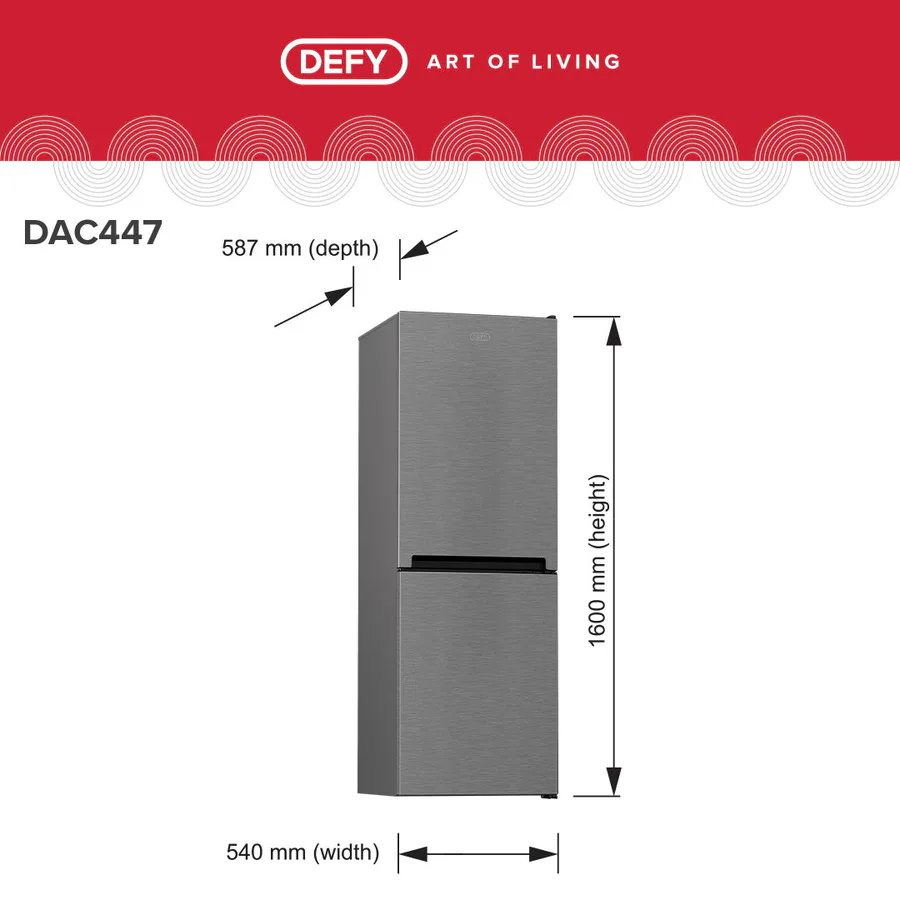 Defy Dac447 C300 Eco M 247lt Fridge/Freezer view 5