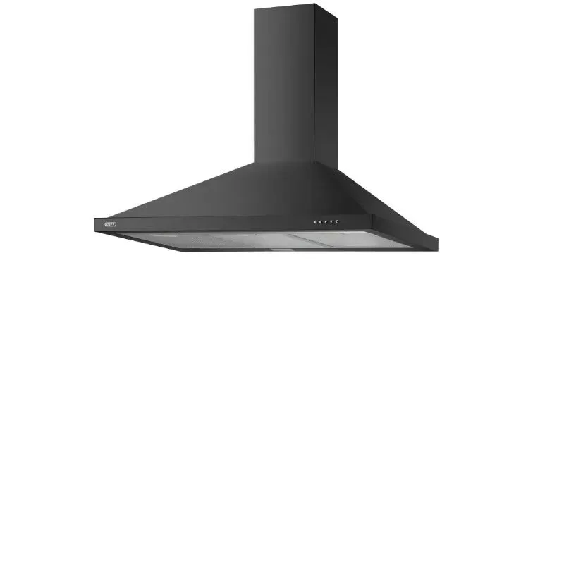 Defy Dch90cb 90cm Black Chimney Hood view 4