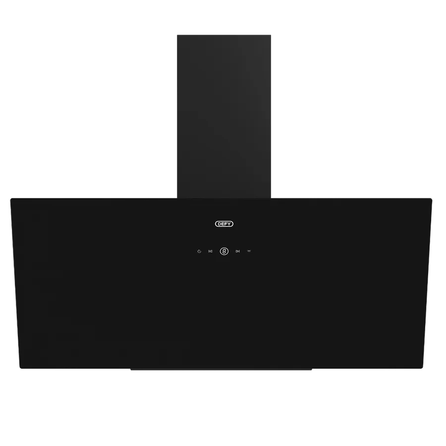 Defy Dch900b 90cm Black Wall Mount Cookerhood