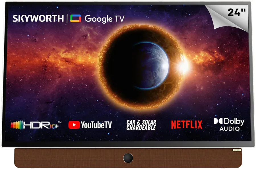Skyworth 24stf6800 24" Portable TV Orange view 3