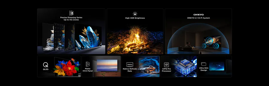 Tcl 85c6k Qd-Mini LED Google TV view 2