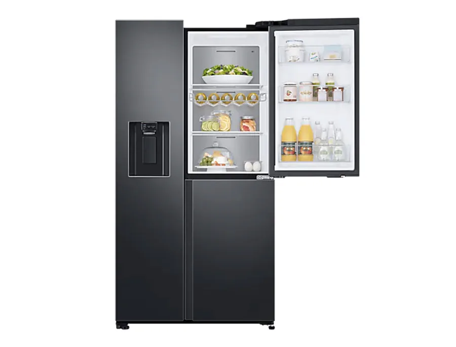 Samsung Rs65r5691b4 617l 3d Sbs Fridge Freezer Blk view 3