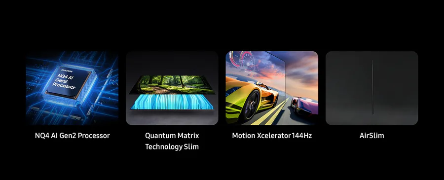 Samsung Qa75qn70fauxxa 4k Neo QLED Mini LED Ai TV view 3