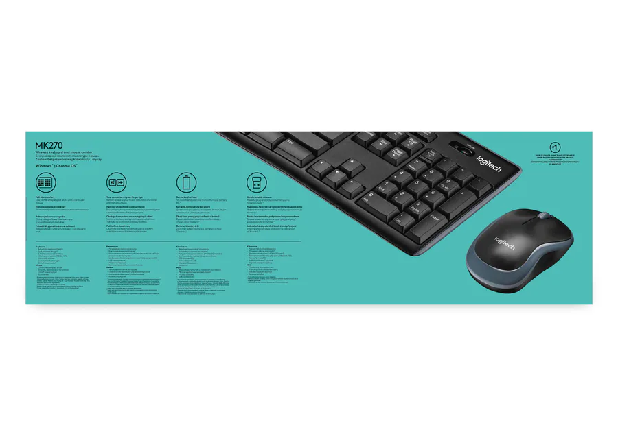 Logitech Mk270 Wireless Keyboard view 5