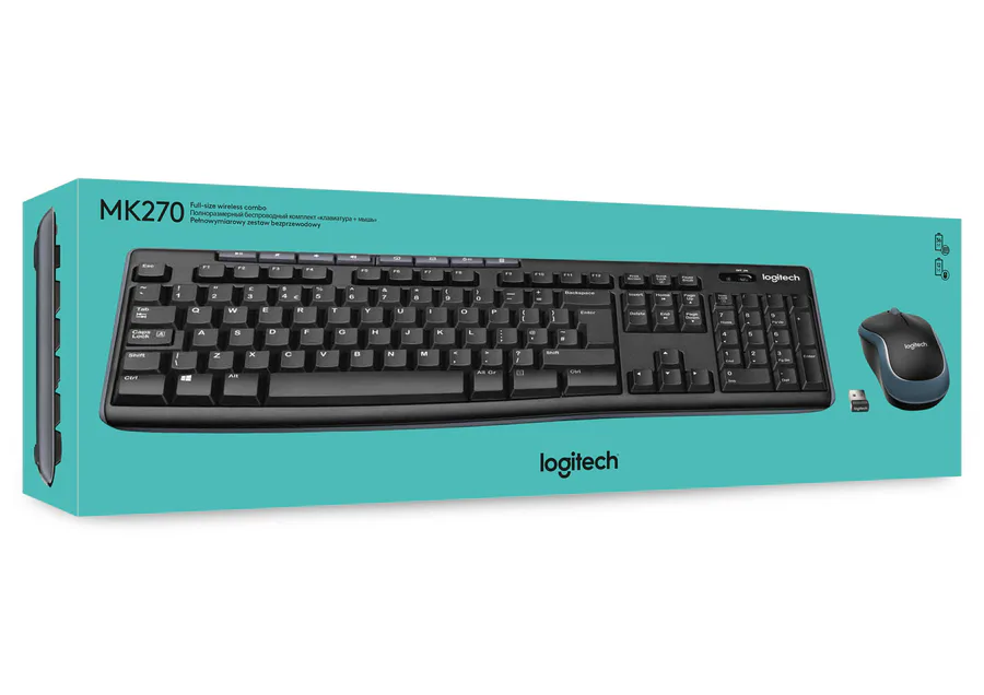 Logitech Mk270 Wireless Keyboard view 6