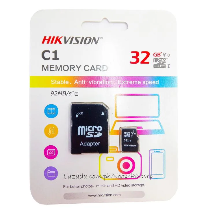 Hik Vision 32gb Micro Sd Card +Adaptor view 10
