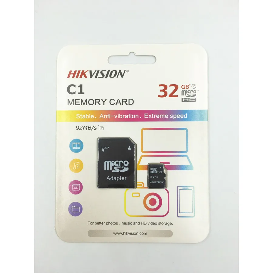 Hik Vision 32gb Micro Sd Card +Adaptor view 3